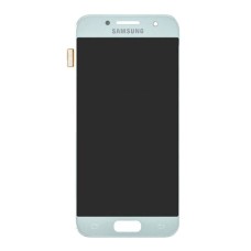 Дисплей Samsung A320 Galaxy A3 Duos, з сенсором, Блакитний