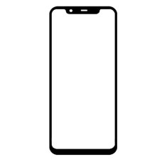 Корпусное стекло дисплея Nokia 5.1 Plus, X5 2018, Черный