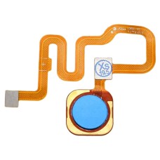 Шлейф Xiaomi Redmi Note 6 Pro, зі сканером відбитка пальця, Синій