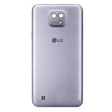 Задня кришка LG K580 X Cam, (High quality), Срібний