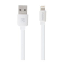 USB кабель Remax RC-015i KingKong Apple iPhone SE 2022, iPhone 14 Pro Max, iPhone 14 Plus, iPhone 14 Pro, iPhone 14, iPhone 13 Pro, iPhone 13 Mini, iPhone 13, iPhone 13 Pro Max, iPhone 12 Mini, iPhone 12 Pro Max, Original, Lightning, Белый
