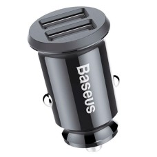 Автомобильное зарядное устройство Baseus CCALL-ML01 Grain, 3.1 A, Черный