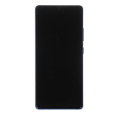 Дисплей Samsung G770 Galaxy S10 Lite, з сенсором, з рамкою, Super Amoled, Синій