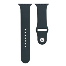 Ремінець Apple Watch 38, Watch 40, Silicone WatchBand, Темно-зелений, Зелений