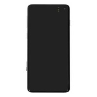 Дисплей Samsung G973 Galaxy S10, з сенсором, Срібний