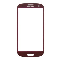 Корпусне скло дисплея Samsung I9190 Galaxy S4 mini, I9192 Galaxy S4 Mini Duos, I9195 Galaxy S4 Mini, Червоний
