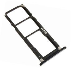 Слот SIM-карти (лоток) Asus ZB601KL Zenfone Max Pro, ZB602KL ZenFone Max Pro M1, з роз'ємом карти пам'яті, Чорний
