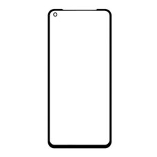 Корпусне скло дисплея Xiaomi Mi 11 Lite, Чорний
