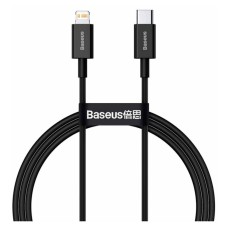 USB кабель Baseus CATLYS-A01 Superior Series Apple iPhone SE 2022, iPhone 14 Pro Max, iPhone 14 Plus, iPhone 14 Pro, iPhone 14, iPhone 13 Pro, iPhone 13 Mini, iPhone 13, iPhone 13 Pro Max, iPhone 12 Mini, Lightning, 1.0 м., Черный