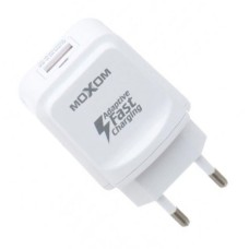 Мережевий зарядний пристрій Moxom KH-31Y QC3.0, Type-C, з кабелем, Білий