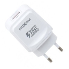 Мережевий зарядний пристрій Moxom KH-31Y QC3.0 Apple iPhone SE 2022, iPhone 14 Pro Max, iPhone 14 Plus, iPhone 14 Pro, iPhone 14, iPhone 13 Pro, iPhone 13 Mini, iPhone 13, iPhone 13 Pro Max, iPhone 12 Mini, iPhone 12 Pro Max, iPhone 12 Pro, Lightning, з к