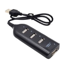 USB Hub, USB, 0.5 м., Чорний