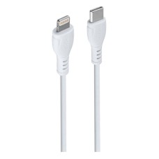 USB кабель Borofone BX51 Triumph Apple iPhone SE 2022, iPhone 14 Pro Max, iPhone 14 Plus, iPhone 14 Pro, iPhone 14, iPhone 13 Pro, iPhone 13 Mini, iPhone 13, iPhone 13 Pro Max, iPhone 12 Mini, iPhone 12 Pro Max, iPhone 12 Pro, Lightning, Білий
