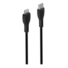 USB кабель Borofone BX51 Triumph Apple iPhone SE 2022, iPhone 14 Pro Max, iPhone 14 Plus, iPhone 14 Pro, iPhone 14, iPhone 13 Pro, iPhone 13 Mini, iPhone 13, iPhone 13 Pro Max, iPhone 12 Mini, iPhone 12 Pro Max, iPhone 12 Pro, Lightning, Чорний