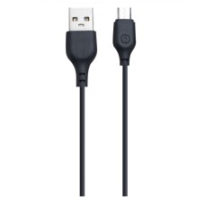 USB кабель XO NB103, MicroUSB, 2.0 м., Черный