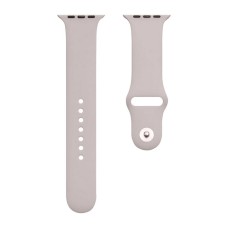 Ремінець Apple Watch 42, Watch 44, Silicone WatchBand, Бежевий