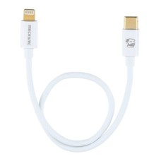 USB кабель Mechanic CTL02 Apple iPhone SE 2022, iPhone 14 Pro Max, iPhone 14 Plus, iPhone 14 Pro, iPhone 14, iPhone 13 Pro, iPhone 13 Mini, iPhone 13, iPhone 13 Pro Max, iPhone 12 Mini, iPhone 12 Pro Max, iPhone 12 Pro, Lightning, 0.3 м., Білий