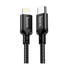 USB кабель Hoco X14 Apple iPhone SE 2022, iPhone 14 Pro Max, iPhone 14 Plus, iPhone 14 Pro, iPhone 14, iPhone 13 Pro, iPhone 13 Mini, iPhone 13, iPhone 13 Pro Max, iPhone 12 Mini, iPhone 12 Pro Max, iPhone 12 Pro, Lightning, 1.0 м., Чорний