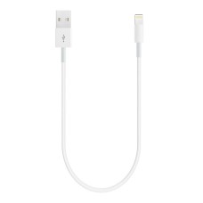 USB кабель Apple iPhone SE 2022, iPhone 14 Pro Max, iPhone 14 Plus, iPhone 14 Pro, iPhone 14, iPhone 13 Pro, iPhone 13 Mini, iPhone 13, iPhone 13 Pro Max, iPhone 12 Mini, iPhone 12 Pro Max, iPhone 12 Pro, iPhone 12, Lightning, 0.3 м., Білий