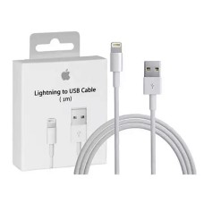 USB кабель Apple iPhone SE 2022, iPhone 14 Pro Max, iPhone 14 Plus, iPhone 14 Pro, iPhone 14, iPhone 13 Pro, iPhone 13 Mini, iPhone 13, iPhone 13 Pro Max, iPhone 12 Mini, iPhone 12 Pro Max, iPhone 12 Pro, iPhone 12, Lightning, 1.0 м., Білий