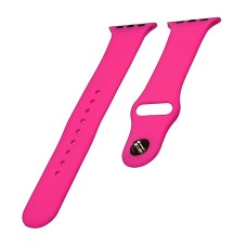 Ремінець Apple Watch 42, Watch 44, Silicone Band, Малиновий