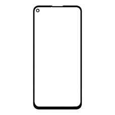 Корпусное стекло дисплея Google Pixel 5a, Черный