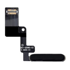 Шлейф Apple iPad Air 4 2020, зі сканером відбитка пальця, з кнопкою включення, Чорний