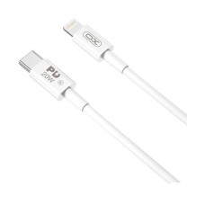 USB кабель XO NB-Q189A Apple iPhone SE 2022, iPhone 14 Pro Max, iPhone 14 Plus, iPhone 14 Pro, iPhone 14, iPhone 13 Pro, iPhone 13 Mini, iPhone 13, iPhone 13 Pro Max, iPhone 12 Mini, iPhone 12 Pro Max, iPhone 12 Pro, Lightning, 1.0 м., Белый