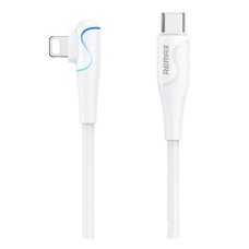 USB кабель Remax RC-192i Apple iPhone SE 2022, iPhone 14 Pro Max, iPhone 14 Plus, iPhone 14 Pro, iPhone 14, iPhone 13 Pro, iPhone 13 Mini, iPhone 13, iPhone 13 Pro Max, iPhone 12 Mini, iPhone 12 Pro Max, iPhone 12 Pro, Lightning, 1.0 м., Білий