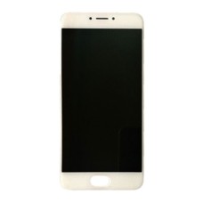Дисплей Meizu MX6, (Original), c сенсором, с рамкой, Белый