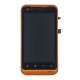 Дисплей Lenovo A660, (PRC), з сенсором, з рамкою, Помаранчевий