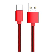 USB кабель LDNIO LS-60, Type-C, 1.0 м., Червоний