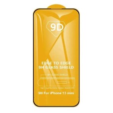 Захисне скло Apple iPhone 13 Mini, Full Screen, 9D, Чорний