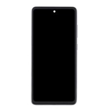 Дисплей Samsung A528 Galaxy A52s, c сенсором, с рамкой, OLED, Черный