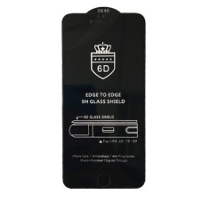 Захисне скло Apple iPhone 6 Plus, iPhone 6S Plus, Glass Crown, 6D, Чорний