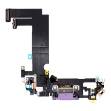 Шлейф Apple iPhone 12 Mini, з роз'ємом зарядки і мікрофоном, Фіолетовий