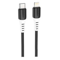 USB кабель Hoco X82 Apple iPhone SE 2022, iPhone 14 Pro Max, iPhone 14 Plus, iPhone 14 Pro, iPhone 14, iPhone 13 Pro, iPhone 13 Mini, iPhone 13, iPhone 13 Pro Max, iPhone 12 Mini, iPhone 12 Pro Max, iPhone 12 Pro, Lightning, 1.0 м., Чорний