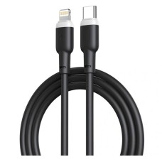 USB кабель XO NB-208A Apple iPhone SE 2022, iPhone 14 Pro Max, iPhone 14 Plus, iPhone 14 Pro, iPhone 14, iPhone 13 Pro, iPhone 13 Mini, iPhone 13, iPhone 13 Pro Max, iPhone 12 Mini, iPhone 12 Pro Max, iPhone 12 Pro, Lightning, 1.0 м., Чорний