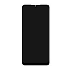 Дисплей Samsung A225 Galaxy A22, з сенсором, без рамки, OLED, Чорний