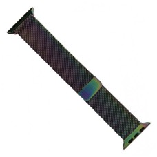 Ремінець Apple Watch 42, Watch 44, Milanese loop, Oil Rainbow, Фіолетовий
