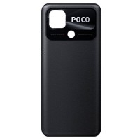 Задня кришка Xiaomi Poco C40, (High quality), Чорний