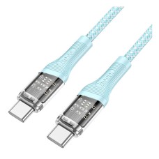 USB кабель Hoco U111, Type-C, 1.2 м., Синий