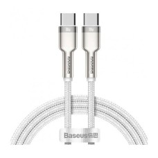 USB кабель Baseus CATJK-C02 Cafule, Type-C, 1.0 м., Белый