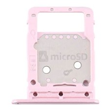 Слот SIM-карти (лоток) Samsung P610 Galaxy Tab S6 Lite, P615 Galaxy Tab S6 Lite, З роз'ємом на карту пам'яті, Рожевий