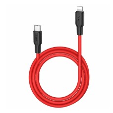 USB кабель Hoco X14 Apple iPhone SE 2022, iPhone 14 Pro Max, iPhone 14 Plus, iPhone 14 Pro, iPhone 14, iPhone 13 Pro, iPhone 13 Mini, iPhone 13, iPhone 13 Pro Max, iPhone 12 Mini, iPhone 12 Pro Max, iPhone 12 Pro, Lightning, 3.0 м., Червоний