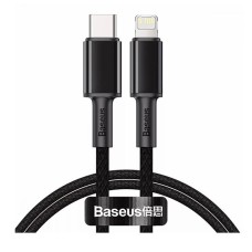 USB кабель Baseus CATLGD-01 High Density Braided Apple iPhone SE 2022, iPhone 14 Pro Max, iPhone 14 Plus, iPhone 14 Pro, iPhone 14, iPhone 13 Pro, iPhone 13 Mini, iPhone 13, iPhone 13 Pro Max, iPhone 12 Mini, Lightning, 1.0 м., Черный