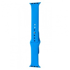 Ремінець Apple Watch 38, Watch 40, Silicone WatchBand, Cornflower, Блакитний