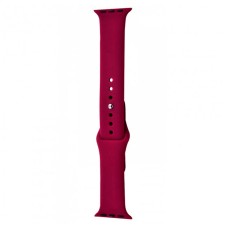Ремінець Apple Watch 38, Watch 40, Silicone WatchBand, Marsala, Бордовий