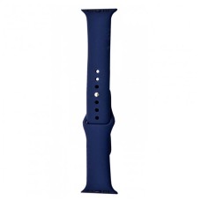 Ремінець Apple Watch 38, Watch 40, Silicone WatchBand, Midnight Blue, Синій