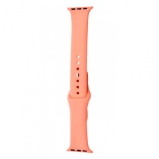 Ремінець Apple Watch 42, Watch 44, Silicone WatchBand, Peach, Персиковий